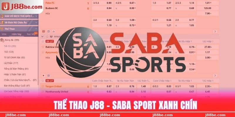 Sảnh saba tại thể thao J88 là nơi cá cược xanh chín cho cược thủ